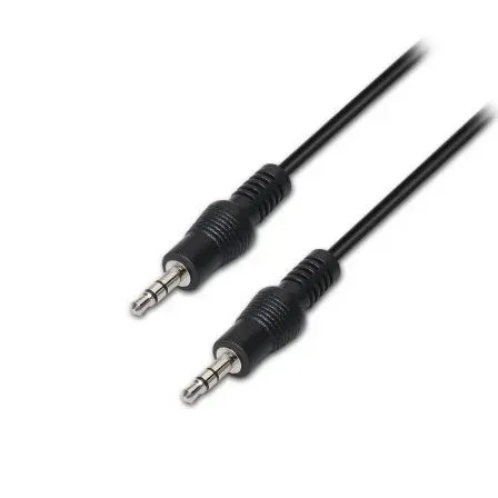 Cable Audio Estereo Jack 3.5m-jack 3.5m Negro 3.0m Aisens A128-0143
