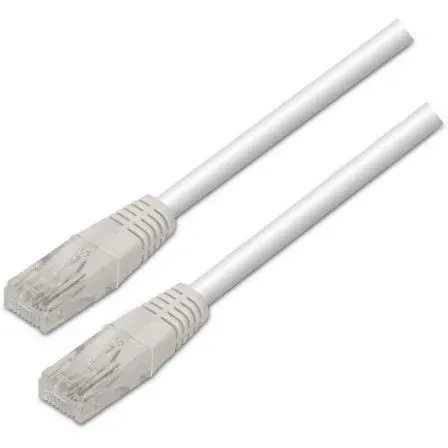 Cable RED Latiguillo RJ45 Cat.5e UTP Awg24 Blanco 1.0m Aisens A133-0197