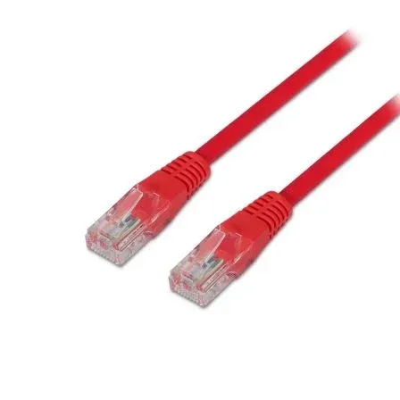Cable RED Latiguillo RJ45 Cat.6 UTP Awg24 Rojo 2.0m Aisens A135-0239