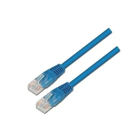 Cable RED Latiguillo RJ45 Cat.6 UTP Awg24 Azul 1.0m Aisens A135-0242