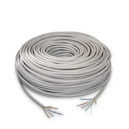 Cable RED RJ45 Cat.6 UTP Rigido Awg24 Gris 305M Aisens A135-0262