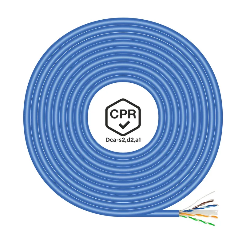 CABLE RED RJ45 LSZH CPR Dca CAT6 UTP AWG24 AZUL 100M AISENS A135-0662 - foto 2