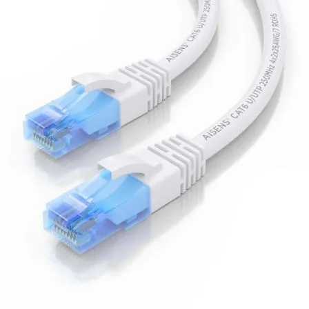 Cable de Red RJ45 AWG26 CCA UTP Aisens A135-0821 Cat.6/ 2m/ Blanco - foto 3