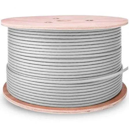 Cable RED RJ45 Cat.6 UTP Rigido Awg23 CCA Aleacion Gris 305M Aisens A135-0750