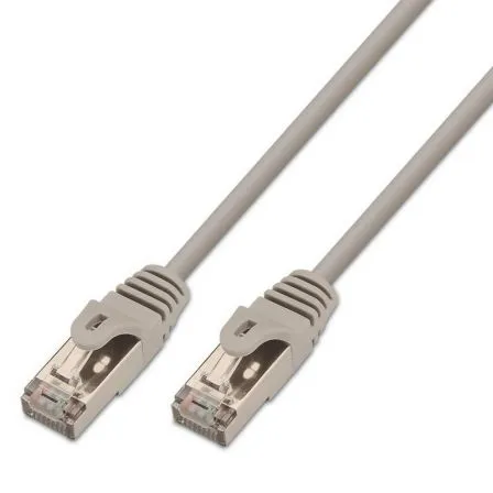Cable RED Latiguillo RJ45 Cat.6 FTP Awg24 Gris 1.0m Aisens A136-0274