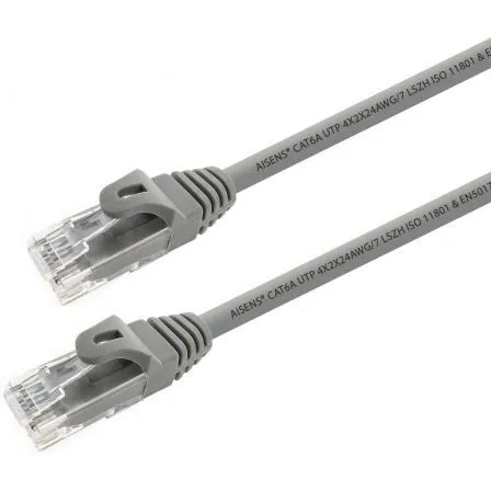 Cable de Red RJ45 UTP Aisens A145-0326 Cat.6A/ 1m/ Gris - foto 2
