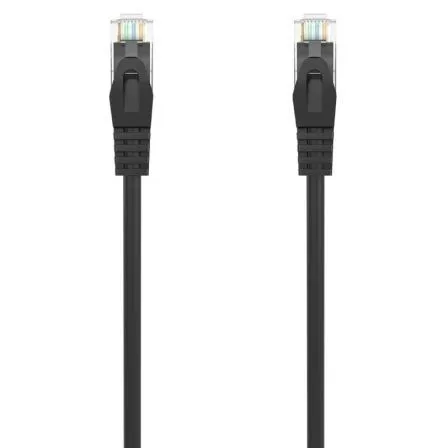 Aisens Cable RED Latigui. RJ45 Lszh Cat.6a 500 MHZ UTP Awg24 Negro 1.0m Aisen A145-0587
