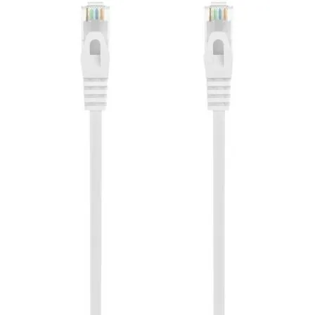 Cable de Red RJ45 AWG24 UTP Aisens A145-0591 Cat.6A/ LSZH/ 25cm/ Blanco
