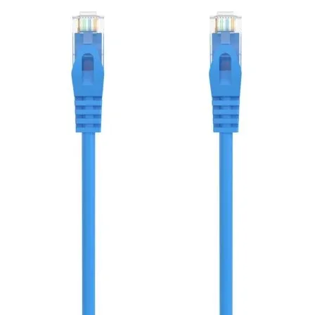 Cable RED Latigui. RJ45 Lszh Cat.6a 500 MHZ UTP Awg24 Azul 25CM Aisens A145-0570
