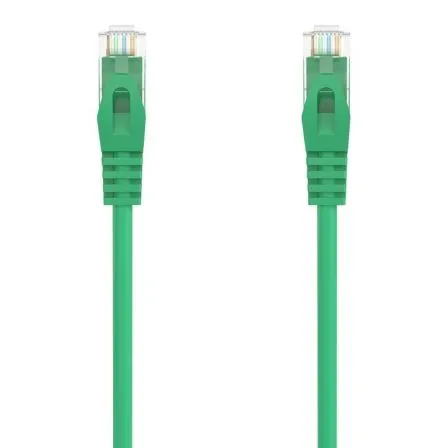 Aisens Cable RED Latigui. RJ45 Lszh Cat.6a 500 MHZ UTP Awg24 Verde 0.5m Aisen A145-0579