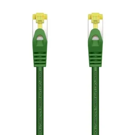 Cable RED Latiguillo RJ45 Lszh Cat.7 Sftp Awg26 Verde 2.0m Aisens A146-0483