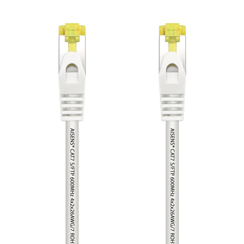 Cable RED Latiguillo RJ45 Lszh Cat.7 Sftp Awg26 Blanco 1.0m Aisens A146-0490 - foto 2