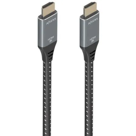 Cable HDMI V2.1 Alta Velocidad 8k60hz Am-am Gris-negro 10M Aisens A150-0878