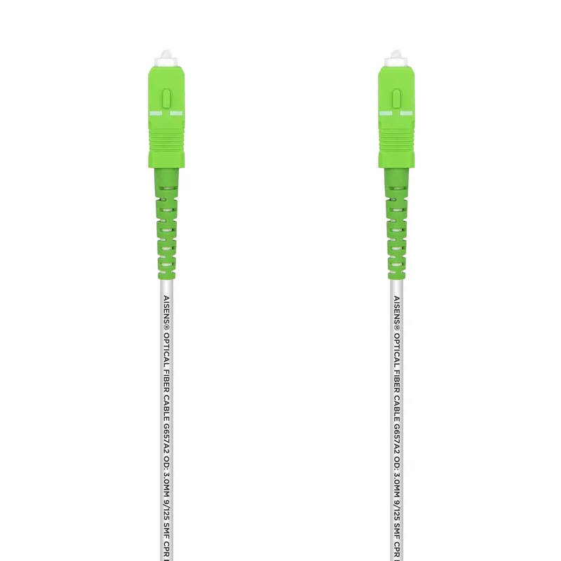 Cable Fibra Optica G657a2 9-125 SX DCA Lszh Sc-apc Blanco 10M Aisens A152-0498 - foto 2