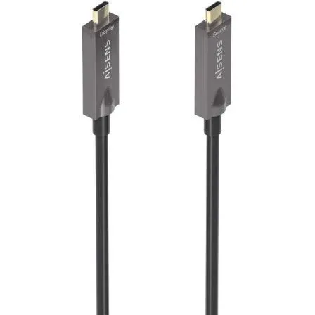 Cable USB 3.1 Gen2 10GBPS AOC 4K 3A E-marker Cm-cm Negro 10M Aisens A157-0882