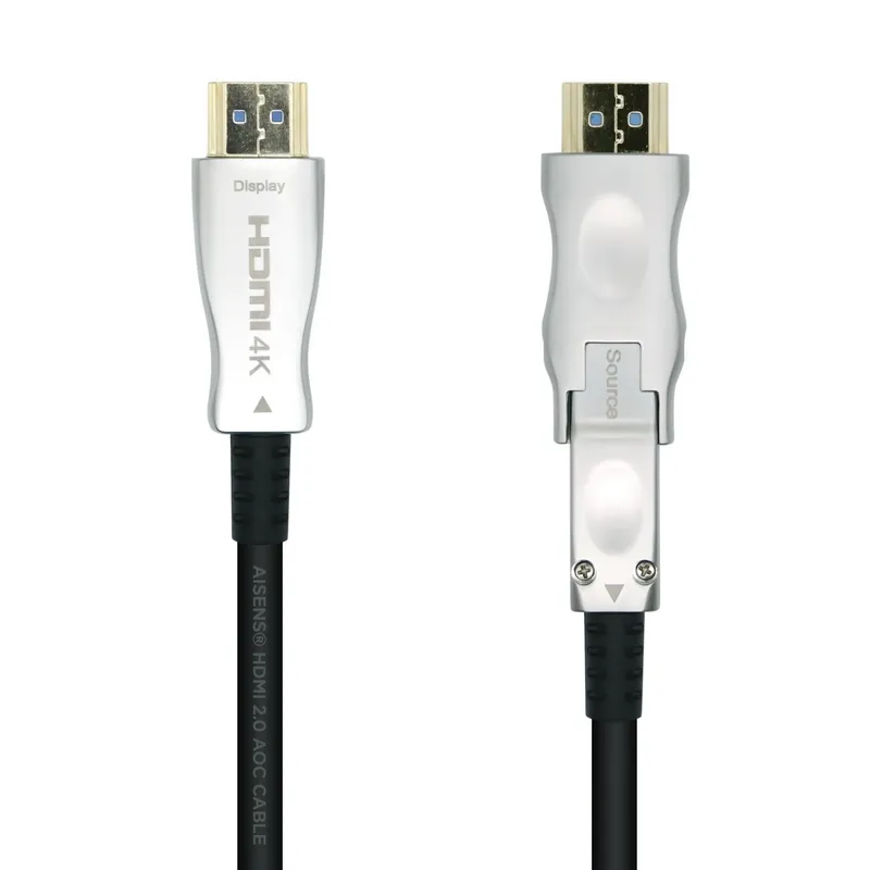 Cable HDMI V2.0 AOC Desmontable 4k60hz 4:4:4 18GBPS Am-dm-am Negro Aisens 20M A14 - foto 2
