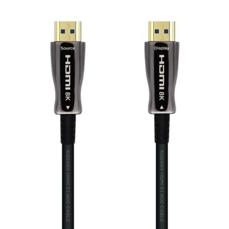 Cable HDMI V2.1 AOC 8k60hz 4k120hz 4:4:4 48GBPS Am-am Negro 30M Aisens A153-0519