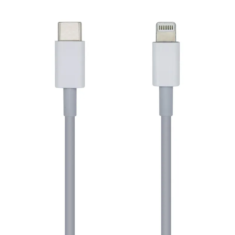 Cable USB 2.0 Usb-cm A Lightning 2A Blanco 2.0m Aisens A102-0443 - foto 2