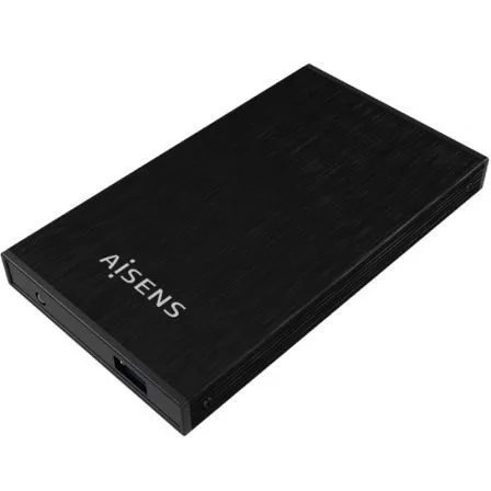 Caja Externa 2.5 9.5mm SATA A USB 3.0 Usb3.1 Gen1 Negra Aisens Ase-2523b