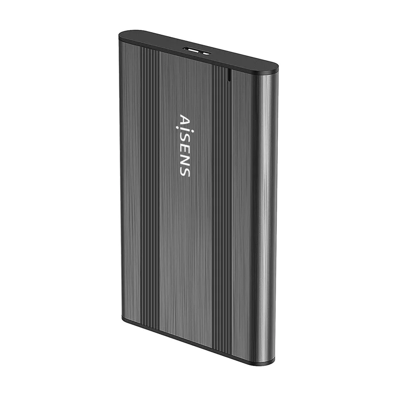 Caja Externa 2.5 9.5mm SATA A USB 3.0 Usb3.1 Gen1 Gris Aisens Ase-2526gr - foto 2