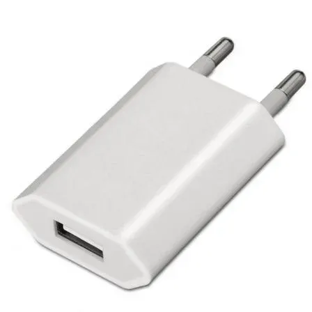 Cargador USB Iphone Ipod 5v1a (5w Max.) Blanco 240V Aisens A110-0063