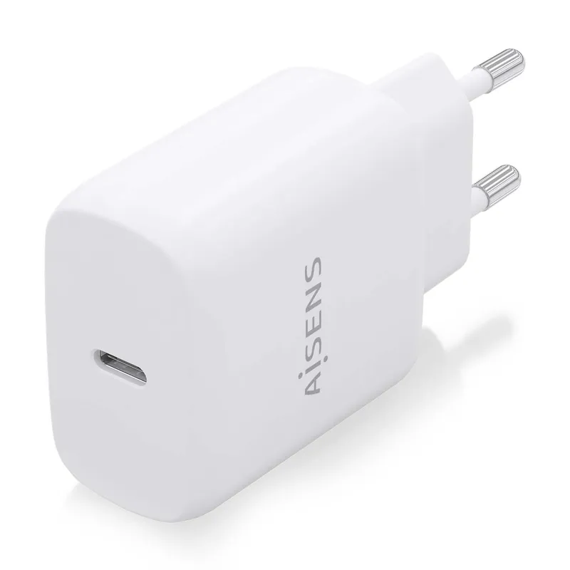 CARGADOR USB-C PD3.0 1 PUERTO 1xUSB-C 25W BLANCO AISENS A110-0756 - foto 2