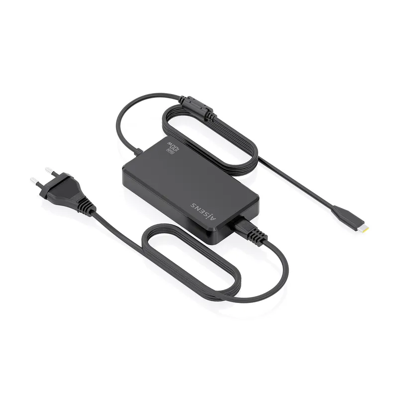 CARGADOR DE SOBREMESA GaN 100W PD3.0 USB-C 1.8M NEGRO AISENS ASCH-1PD100D070-BK - foto 2