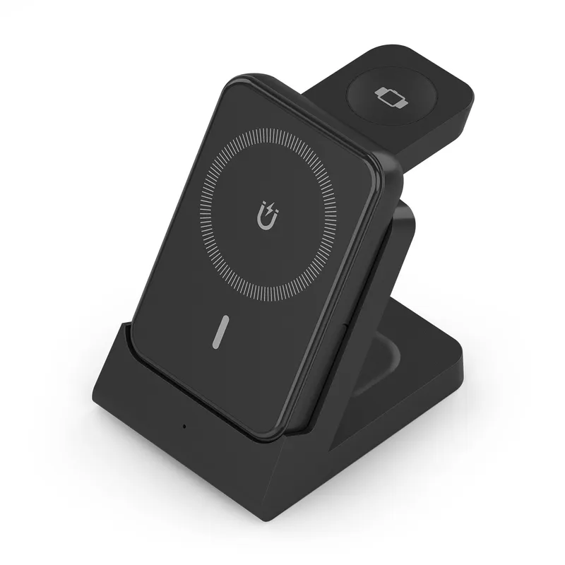 Cargador Inalam Extraible 4 EN 1 Movil Apple Watch Auri Aisens Asch-15w4wc064-bk - foto 2