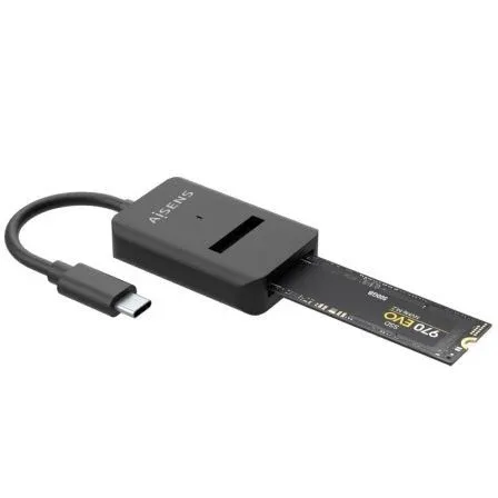 Dock Aisens Usb-c M.2 Ngff SATA NVME A Usb3.1 Gen2 Negra Asuc-m2d011-bk