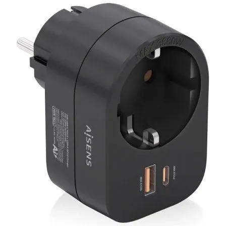 Aisens Ais-enchufe Asps-1a1c07-bk