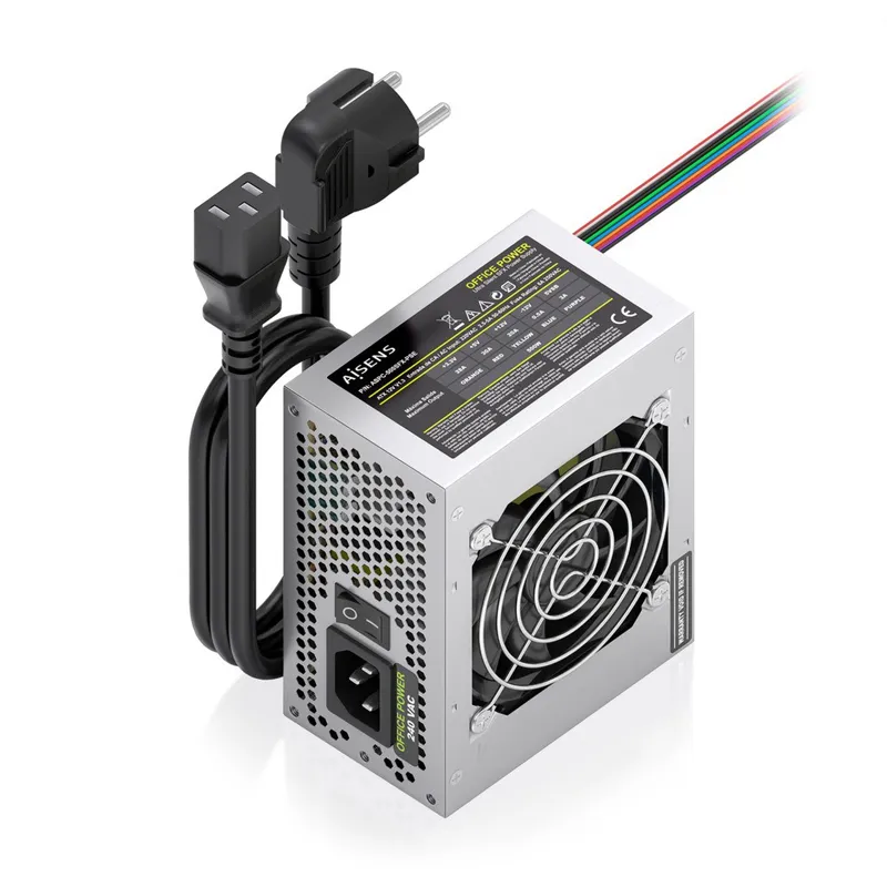 Fuente Alimentacion SFX 500W Cable Alimentacion OEM Plata Aisens Aspc-500sfx-pse - foto 2