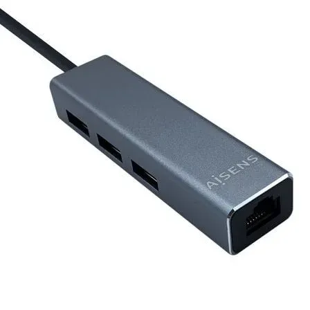 Conversor USB 3.1 Gen1 Usb-c Ethernet Gigab 3USB 3.0 15CM Aisens A109-0396