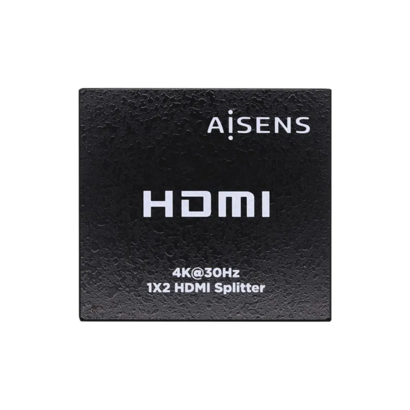 HDMI DUPLICADOR 4K 30HZ 1x2 CON ALIMENTACION NEGRO AISENS A123-0506 - foto 2