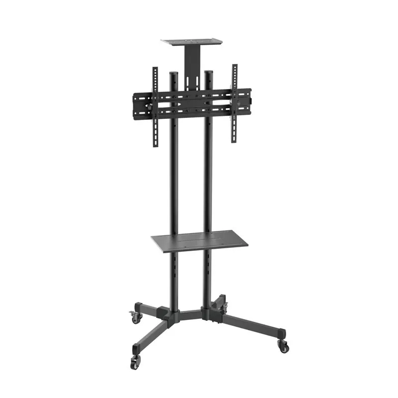 Soporte TV Monitor Aisens Suelo ECO Bandeja Ruedas 50KG 37-70 Negro Ft70te-035 - foto 2