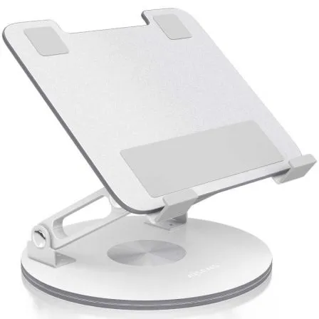 Soporte Sobremesa Giratorio Ajustable Portat Tablet 7-13 Plata Aisens Lps4sl-341
