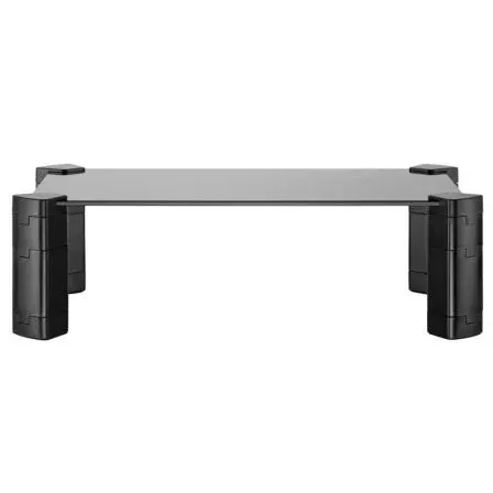 Soporte Elevador Cristal para Monitor-portatil Negro Aisens Mr01c-109