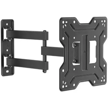 Soporte Pared TV 30KG 3 Pivotes 23-43 Gira Incli Negro Aisens Wt43tse-413