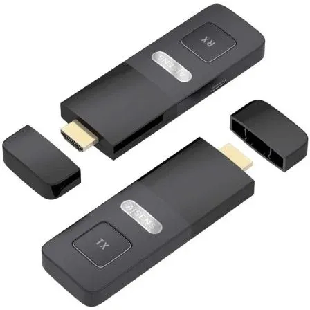 Adaptador Video HDMI Inalambrico 1080P 30M Negro Aisens Aswl-h2k30m001-bk