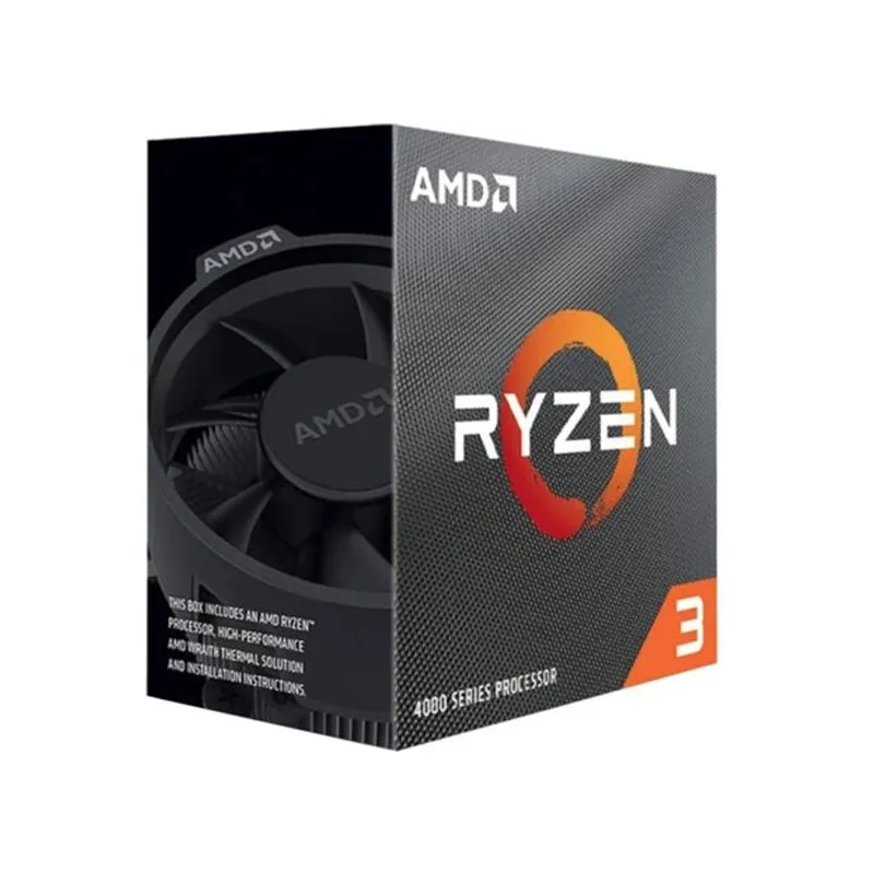 MICRO AMD AM4 RYZEN 3 4100 3.8GHZ 4MB CON COOLER Wraith Stealth 100-100000510BOX - foto 2