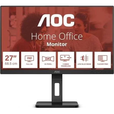 MONITOR 27 AOC PROFESIONAL 27E3QAF FHD 75Hz 1920X1080 MM NEGRO