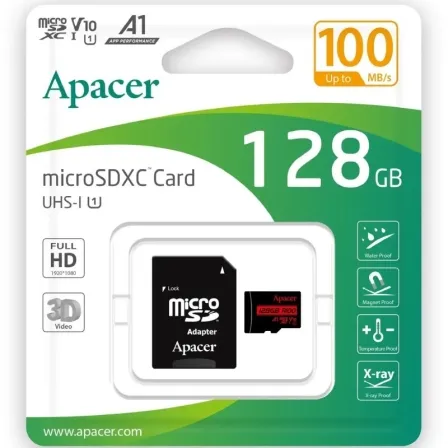 Apa-microsd 128GB Ap128gmcsx