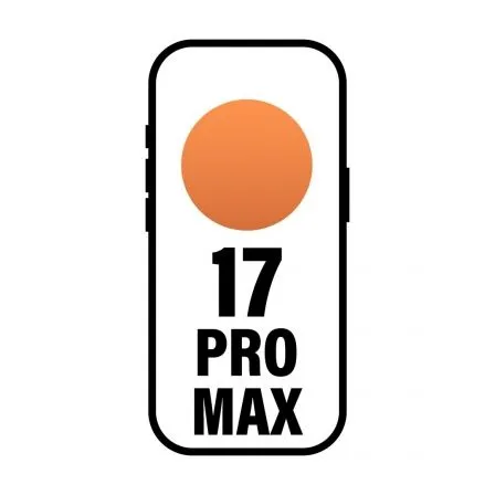 Smartphone Apple iPhone 17 Pro Max 2TB/ 6.9"/ 5G/ Naranja cósmico