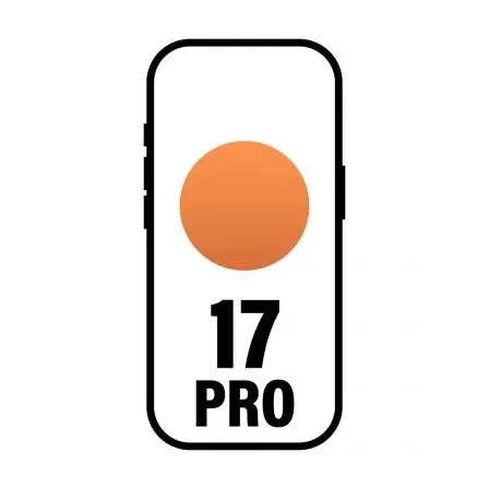 Smartphone Apple iPhone 17 Pro 256GB/ 6.3"/ 5G/ Naranja Cosmico