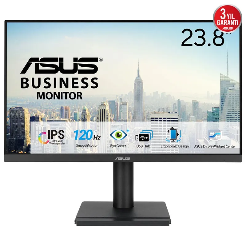 Monitor 23.8 Asus Va249qgs FHD MM HDMI Regulable Altura Negro - foto 2