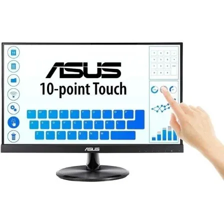 Monitor 21.5 Asus Tactil Profesional Vt229h IPS FHD MM HDMI VGA Negro