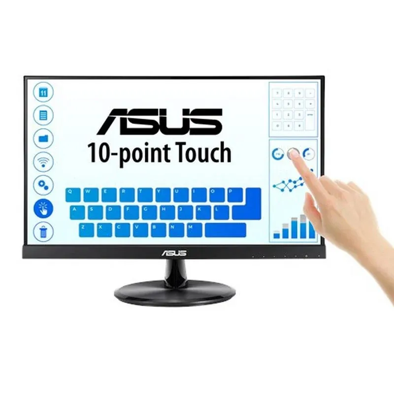 Monitor 21.5 Asus Tactil Profesional Vt229h IPS FHD MM HDMI VGA Negro - foto 2