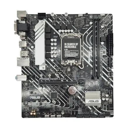 Placa Base Asus Prime H610M-A R2.0/ Socket 1700/ DDR5/ PCIe 4.0/ Micro ATX - foto 2