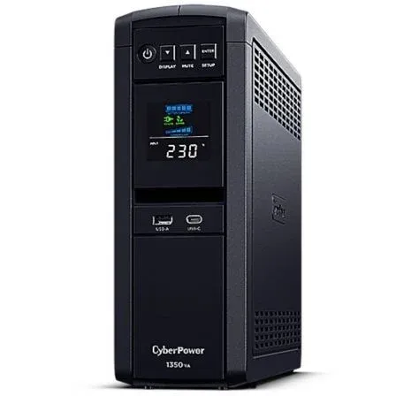 SAI Cyberpower Cp1350 1350VA 810W Line Interactive Torre 6 Scp1350epfclcd