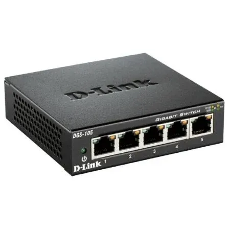 Switch D-link 5P Dgs-105/e 10/100/1000 Metal Soho
