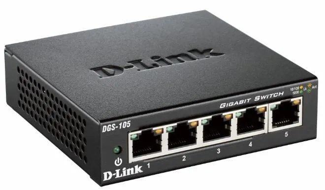 Switch D-link 5P Dgs-105/e 10/100/1000 Metal Soho - foto 2